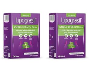 Lipograsil Clásico Doble Efecto - Ingredientes de Origen natural - 50 Comprimidos (Paquete de 2)