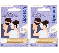 Liposan Bridgerton Edición Limitada Vanilla Biscuit - Bálsamo Labial Hidratante - Cacao de Labios con 24h de Hidratación - Aroma a Vainilla - Sutil Brillo de Labios - Todo Tipo de Piel - 4,8 g