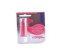 Liposan Crayon Balsamo Labial con Colory Aceitas Naturales, Hot Pink