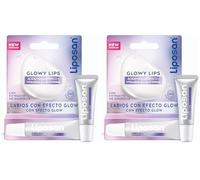 Liposan Glowy Lips Magnolia - Bálsamo Labial Ultrahidratante con 24 h de Hidratación - Labios con Efecto Glow - Ácido Hialurónico, Vitamina E, Glicerina - Fórmula Vegana - Acabado Brillante - 4,8 g