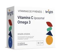 Liposomal Vitamin C y Omega 3 -- Sin OGM, PHYTO GUIDE | Formila óptima para Inmunidad y Energía I 56 Dosis Diarios
