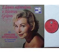 Lippen schweigen, s flüstern Geigen / Mit ANNELIESE ROTHENBERGER im Zauberreich der Operette / ca. 1970 / Bildhülle / TELEFUNKEN musik für alle # NT 214 / Deutsche Pressung / 12" Vinyl Langspiel Schallplatte