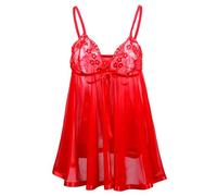 Lips And Cherry Picardías Red Flowers Con Liga Bridgette 400 G