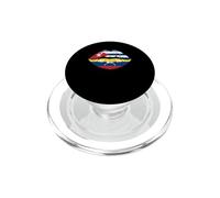 Lips Half Cuban Venezuelan Roots Cuba Venezuela PopSockets PopGrip para MagSafe