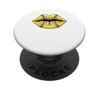 Lips Softball Kiss Mouth Softball Lovers Cute PopSockets PopGrip Adhesivo