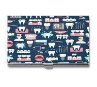 Lips Strawberry and Love - Tarjetero profesional delgado, organizador de tarjetas de visita ideal y soporte para tarjetas de regalo para hombres y mujeres, Estilo-1-10, Talla única, Estuche para