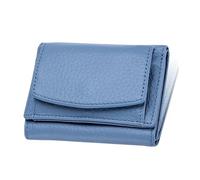 Lipski 2024 New Genuine Leather RFID Blocking Card Holder Organizer Pocket Mini Wallet, Premium Leather Wallet, Unisex Anti-Credit Card Fraud Foldable Slim Compact Wallet (B)