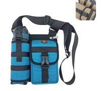 Lipski Bolsa para Botella de Agua,Bolsos de Hombro con Soporte para Botella de Agua,Bolsa Cruzada para Botella de Agua,Bolsa de Mensajero de un Solo Hombro para Hombre Bolsa de Taza (D)