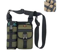 Lipski Bolsa para Botella de Agua,Bolsos de Hombro con Soporte para Botella de Agua,Bolsa Cruzada para Botella de Agua,Bolsa de Mensajero de un Solo Hombro para Hombre Bolsa de Taza (A)