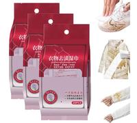 Lipski Clothes Stain Removal Wipes, Clothing Stain Removal Wet Wipes, Individual Wrapped Wipes Stain Clothes Oil Stain Remover, Emergency Stain Rescue Stain Remover For Clothes Fabric Carpet (3PCS)