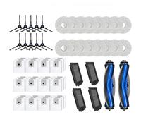 Lipski Compatible con Deebot T50 Pro Robot Aspirador Cepillo Lateral Principal, filtros HEPA, paño de fregona, Bolsas for el Polvo.(Set 18)