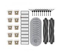 Lipski Compatible con Dreame BOT L20 Ultra / L30 Ultra / X20 Pro Suministros Accesorios Cepillo Lateral Principal Paños de fregona Filtro HEPA Bolsas for Polvo Piezas(Set 2)