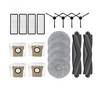 Lipski Compatible con Dreame BOT L20 Ultra / L30 Ultra / X20 Pro Suministros Accesorios Cepillo Lateral Principal Paños de fregona Filtro HEPA Bolsas for Polvo Piezas(Set 14)