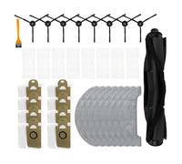 Lipski Compatible con IMILAB V1 Robot Aspirador Repuestos Accesorios Cepillo Principal Cepillo Lateral Filtro HEPA Mopa Almohadilla Bolsa for Polvo(Set 17)