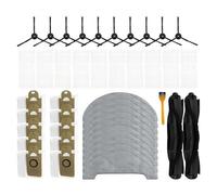 Lipski Compatible con IMILAB V1 Robot Aspirador Repuestos Accesorios Cepillo Principal Cepillo Lateral Filtro HEPA Mopa Almohadilla Bolsa for Polvo(Set 10)