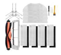 Lipski Compatible con Xiaomi Mijia G1 MJSTG1 Mi Robot Vacuum Mop Essential Aspiradora Cubierta De Cepillo Lateral/Principal Filtro Hepa Piezas De Paño De Fregona (Color : Set d)