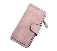 Lipski Retro Glamorous Multiple Slots Women Wallets, Clutch Card Holder Phone Checkbook Organizer, PU Leather Trifold Wallets (A,One Size)