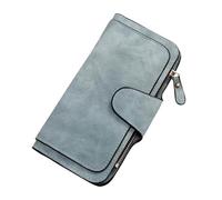 Lipski Retro Glamorous Multiple Slots Women Wallets, Clutch Card Holder Phone Checkbook Organizer, PU Leather Trifold Wallets (E,One Size)