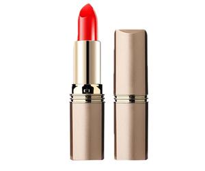 Lipstick Matte Cosmetic, Non Stick Lip Gloss Aid, Gold Tube Lip Stick Tool | with Smooth Texture, Radiant Accessory with Modern Style, Beauty Solution for Women Girls Dry Lips Long Lasting 3.5g