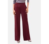 Lipsy Pantalón de pinzas borgoña 44 borgoña