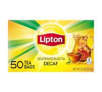 Lipton Black Tea Bags, Decaffeinated 50 Count