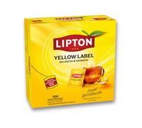 LIPTON Caja de 100 bolsas de té amarillo