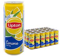 Lipton, Ice Tea, Té frío con sabor a limón, poco calorías con Stevia, formato Sl e 24 x 0,33 L