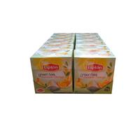 Lipton Pyramids Green Tea Mandarin & Orange, 20 Tea bags - 12 units