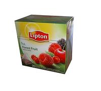 Lipton Té Negro - Frutas del Bosque - Bolsitas de Té en Forma de Pirámide (20 Bolsitas)