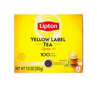 Lipton Té negro Yellow Label, Caja con 100 sobres