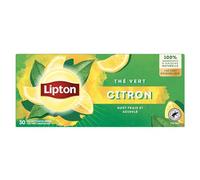 Lipton, Té Verde, Té Verde Origen Asia, Infusión en Frío o Caliente, Sabor Limón, Bienestar, Ingredientes Originales 100% Natural, 30 sobres