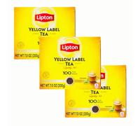 Lipton - Yellow Label Té Negro 100 saquitos - PACK 3 UDS