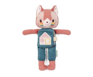 LIPUTIENS, Jeanne, Peluche Libro Fosforescente a Historia, Desde 6 Meses | Imagier del Ritual de la Acostarse Oculto en el Vientre, Estrellas Fosforescentes, Peluche Bebé Brilla en la Oscuridad
