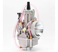 LIQIANG Compatible con carburador universal PWK 21 24 26 28 30 32 34 2T 4T motocicleta con Jet de potencia para Mikuni Koso para ATV (color: 34 mm)