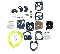 LIQIANG Kit de reparación de carburador de diafragmas, piezas de cobre compatibles con herramientas Poulan 1800 2000 2300 FS86 FS88 FS106 (tamaño : 1)