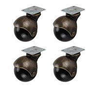 LIQONWAG Ruedas Giratorias Resistentes para Muebles, Paquete de 4 Unidades./4 Universal