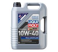 Liqui Moly 1092 MoS2 Leichtlauf 10W-40 - Aceite semisintético para Motores de automóviles de 4 Tiempos (5 L)