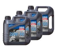 Liqui Moly 12 Litros Motocicleta 4T 20W-50 Calle Aceite Motor Aceite 4 Tiempos