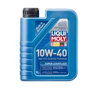 Liqui Moly 1300 Super Leichtlauf 10W-40 - Aceite antifricción para Motores de automóviles de 4 Tiempos con Alto kilometraje (1 L)