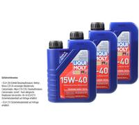 LIQUI MOLY 15W-40 Touring High Tech 3L aceite motor para Acea A3 B4 E2 Api Sl