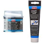 Liqui Moly 3344 Vendaje de Escape + 3342 - Pasta de Montaje para Sistemas de Escape, 150 gr