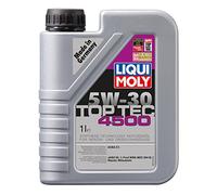 Liqui Moly 3724 Top Tec 4500 5W-30 - Aceite sintético antifricción para Motores de automóviles de 4 Tiempos (1 L)