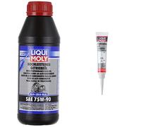 Liqui Moly 4433 Aceite De Alto Rendimiento Para El Cambio, Gl4+, Sae, 75W-90, 500 Ml + 1040 Aditivo Para Aceite Del Cambio, 20 G