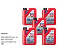 LIQUI MOLY 5W-40 15Liter Nachfüll-öl aceite motor para Acea C3 Api Sn / Cf VW
