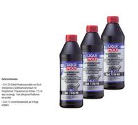 Liqui Moly Aceite 75W-90 3 Litro Totalmente Sintético GL5 SAE MIL-L-2105 C/D
