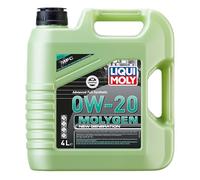 LIQUI MOLY Aceite de motor 0W-20 Molygen Aceite completamente sintético aceite API SP New Generation 4L Compatible con FIAT 500X 334 Freemont 345, HYUNDAI i10 IA, TOYOTA AYGO WNB1, KGB1, NISSAN, KIA