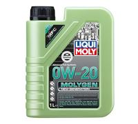LIQUI MOLY Aceite de motor 0W-20 Molygen Aceite completamente sintético API SP New Generation 1L Compatible con TOYOTA AYGO WNB1, KGB1, NISSAN Qashqai II J11, J11, CHEVROLET SPARK M300