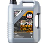 LIQUI MOLY Aceite de motor 0W-20 Top Tec ACEA C5 6200 5L Compatible con VW Polo V Hatchback 6R1, 6C1 up! Hatchback 121, 122, BL1, BL2, BL3, 123 Golf VII Hatchback 5G1, BQ1, BE1, BE2, SKODA