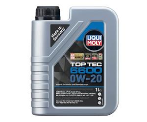 LIQUI MOLY Aceite de motor 0W-20 Top Tec ACEA C5 ACEA C6 API SP 6600 1L Compatible con MERCEDES-BENZ Clase C T-modell S205 Clase C Sedán W205 Clase E T-modell S213 Clase E Sedán W213 Clase A W177