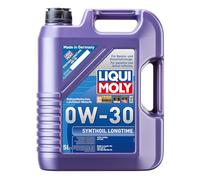 LIQUI MOLY Aceite de motor 0W-30 Synthoil Aceite sintetico ACEA A3/B3 ACEA A3/B4 API SM API CF Longtime 5L Compatible con VW Polo V Hatchback 6R1, 6C1 up! Hatchback 121, 122, BL1, BL2, BL3, 123, SKODA